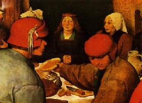 Pieter Brueghel, el vell. El banquet de noces.