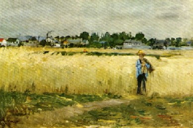 Berthe Morisot. Camp de blat.