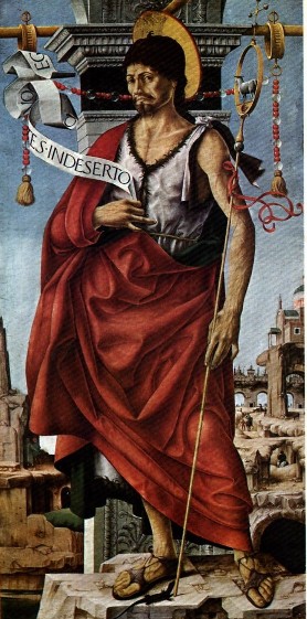 Francesco del Cossa. San Juan Bautista.