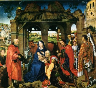 Roger Van Der Weyden. Adoracin de los Reyes.
