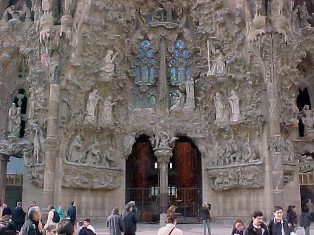 Faana del naixement. Temple de la Sagrada Famlia de Barcelona. Antoni Gaud.