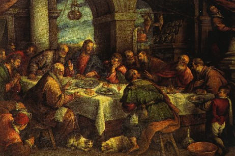 L'ltim sopar. Francesco Bassano (1549-1592). Museo del Prado (Madrid).